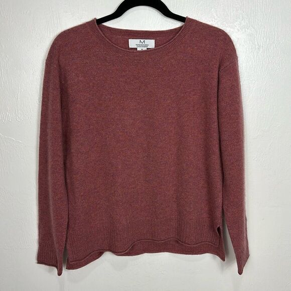 Magaschoni 100% Cashmere Crew Neck Pullover Sweater Size M - Picture 1 of 8